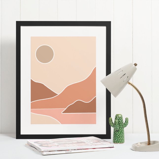 impression d'art mural moderne boho (boho modern wall art Print)