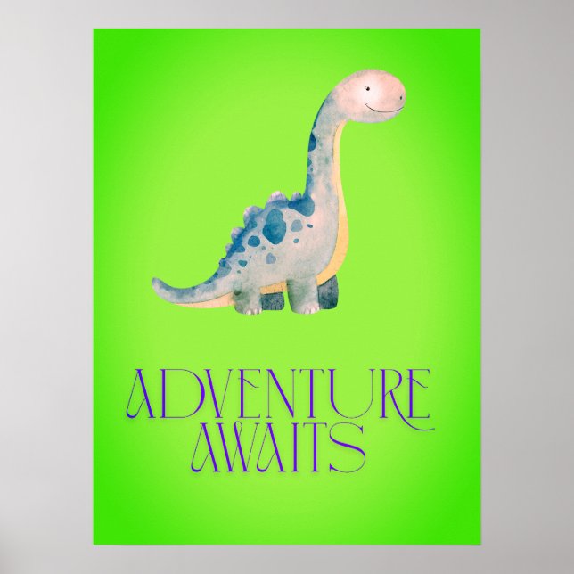 Impression d'art mural pour la nurserie Aventure e (Devant)