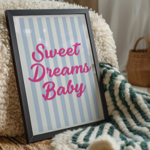 Impression d'art mural pour la nurserie "Sweet Dre