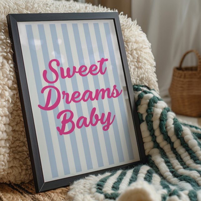 Impression d'art mural pour la nurserie "Sweet Dre (Créateur téléchargé)