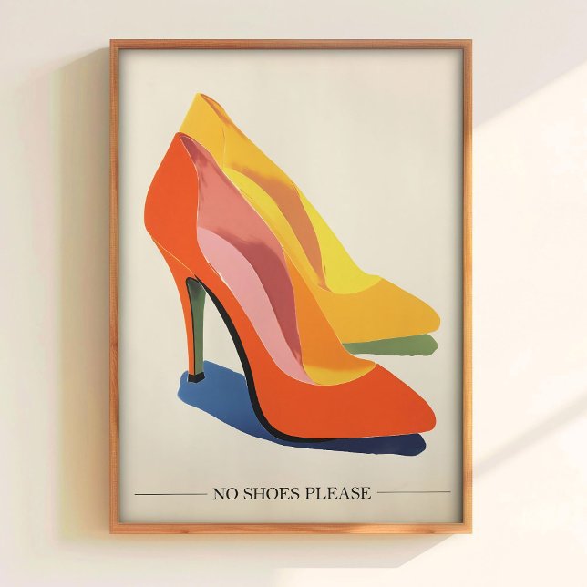 Impression d'art mural sans chaussures Impression  (Créateur téléchargé)