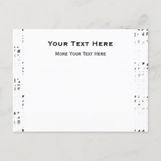 Impression d'art noir, blanc et gris 2 Cartes post