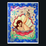 Impression d'art "Pearlesque" - (épingle pop surré<br><div class="desc">Grand imprimé d'affiche d'art couleur plein de ma peinture 'Pearlesque'. Superbe qualité d'impression et prêt à l'image. Ajoutez un éclat de glamour surréaliste à vos murs aujourd'hui !</div>