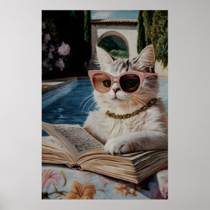 Impression d'art pour amateur de chats humoristiqu
