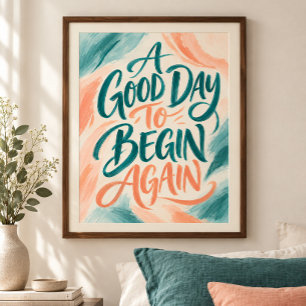 Impression d'art pour une bonne journée pour recom