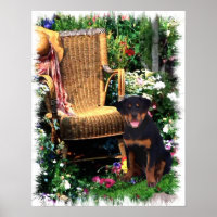 Impression d'art Rottweiler
