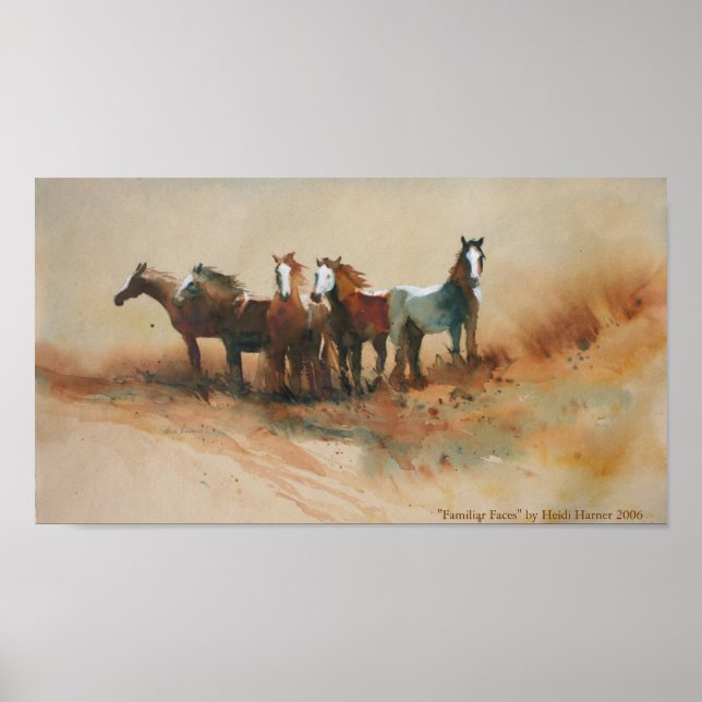 Impression d'art "Visages familières" (Devant)