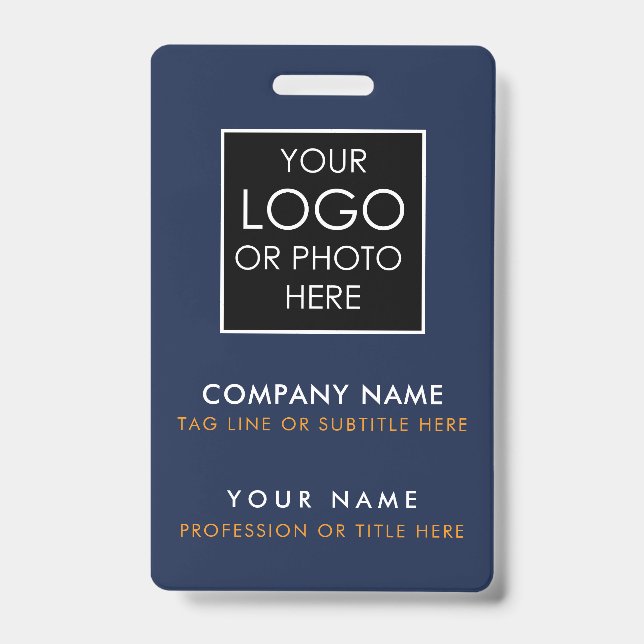 Impression de badge d'identification personnalisé  (Avant)