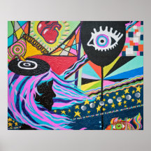 Impression de ballon noir