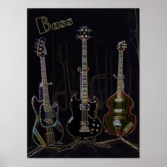 Impression de basse de néon (Devant)