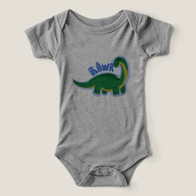 Impression de bébé Brontosaure (Design Recto)