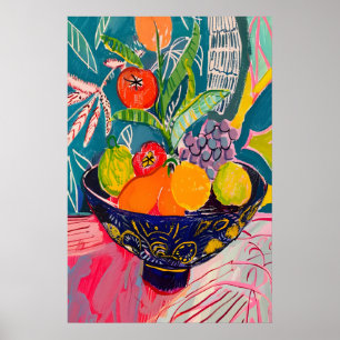 Impression de bol de fruits inspirée de Matisse Ar