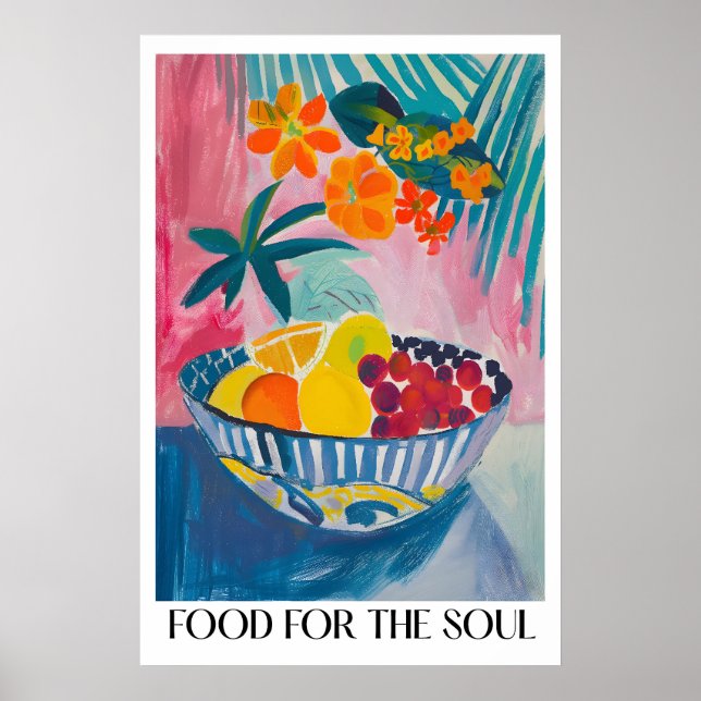 Impression de bol de fruits inspirée de Matisse Na (Devant)