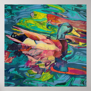 Impression de canard d'art personnalisé