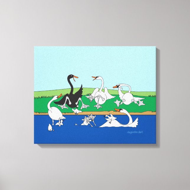 Impression de canevas Swanna Talk 16x20 (Recto)