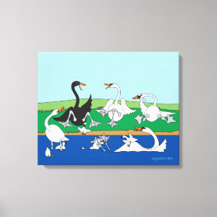 Impression de canevas Swanna Talk 16x20