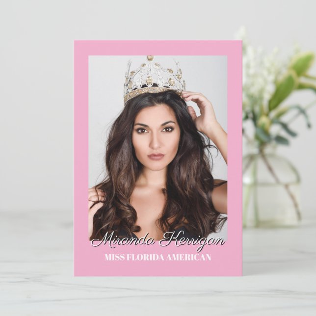 Impression de carte auto modifiable - Arrière - pl (Debout devant)