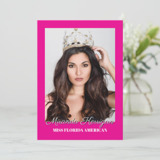 Impression de carte autographique modifiable - Arr