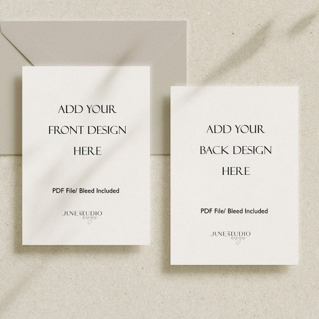 Impression de carte double face de 5 x 7 pouces (5x7 inches card printing, double-sided card print, wedding photo thank you card print, save the date)