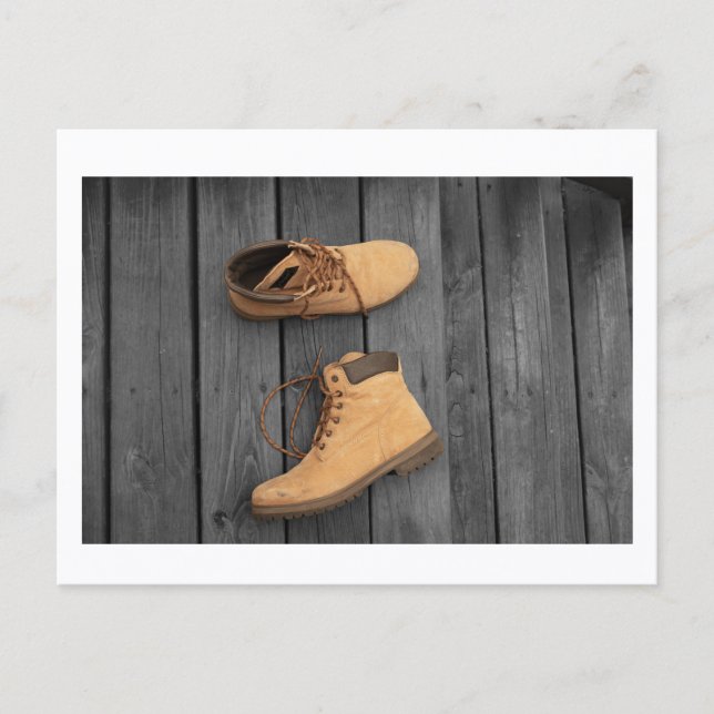 Impression de carte postale des bottes du père par (Devant)