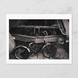 Impression de carte postale en métal rustique par 