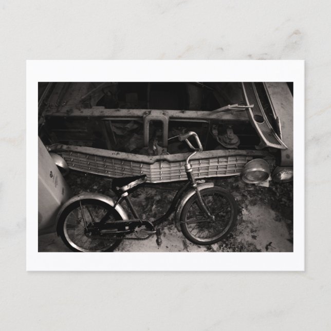 Impression de carte postale en métal rustique par  (Devant)