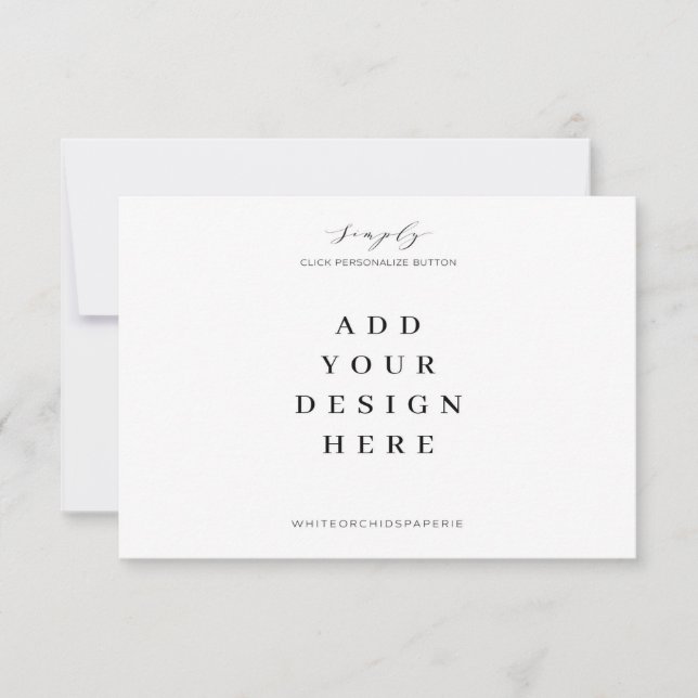 Impression de cartes 5 po x 3,5 po (Devant)