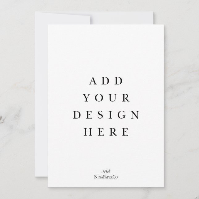 Impression de cartes 5x7 (Devant)