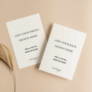 Impression de cartes recto verso 4,25 x 5,5 pouces