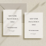 Impression de cartes recto-verso 5x7"<br><div class="desc">COMMANDE D'IMPRESSION pour carte portrait double face de 5x7 pouces. Cette carte est parfaite pour les invitations, les menus et les annonces pour chaque occasion spéciale. Cette carte imprimée mesure 5x7 pouces / 127 x 178 mm en portrait. Une enveloppe blanche standard est incluse. Personnalisez vos conceptions sur Corjl.com et...</div>