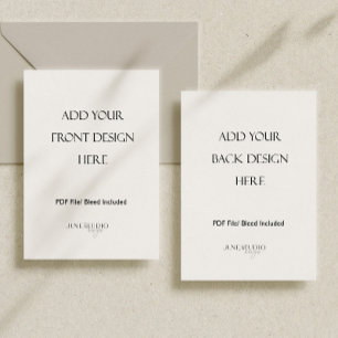 Impression de cartes recto-verso 5x7"