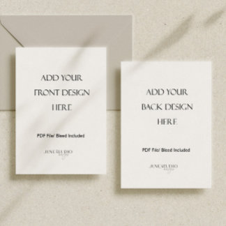 Impression de cartes recto-verso 5x7"