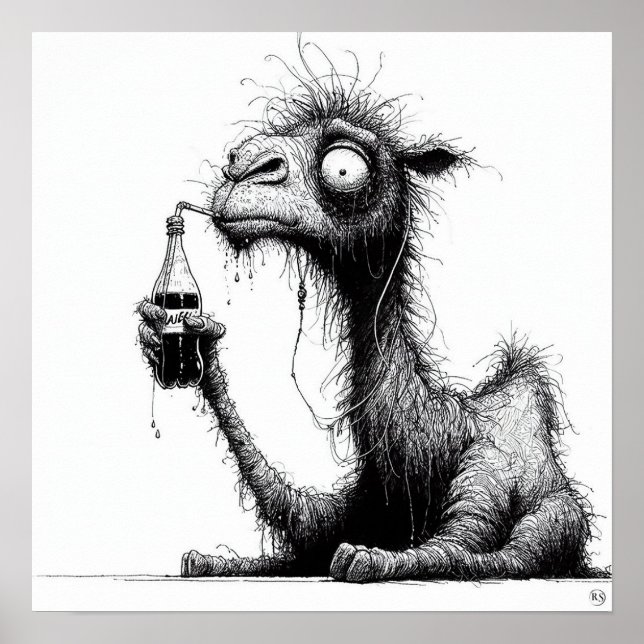 Impression de chameau soif (Devant)