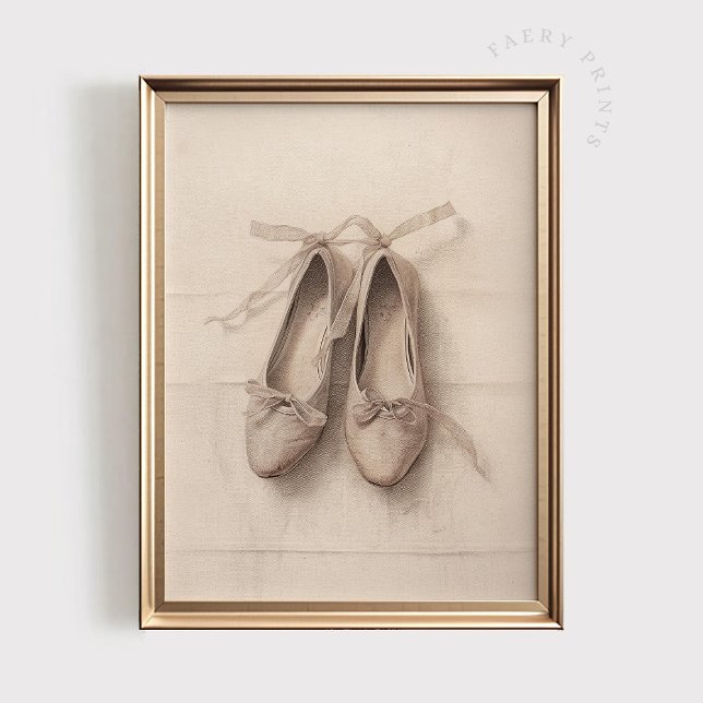 Impression de chaussures de ballet, Art imprimable (Créateur téléchargé)