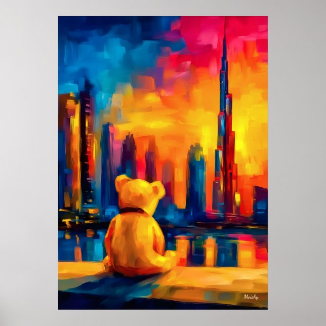 Impression de ciel de Dubaï Teddy Fauviste au couc (Devant)