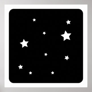 Impression de ciel nocturne – Étoiles au-dessus