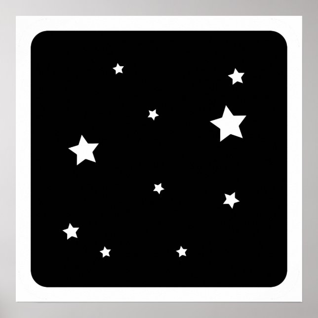 Impression de ciel nocturne – Étoiles au-dessus (Devant)