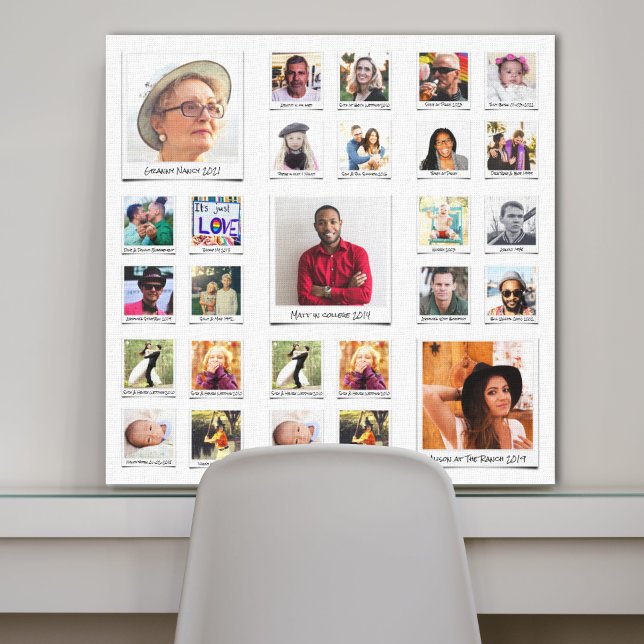 Impression de collage de photos de famille de gran (Créateur téléchargé)