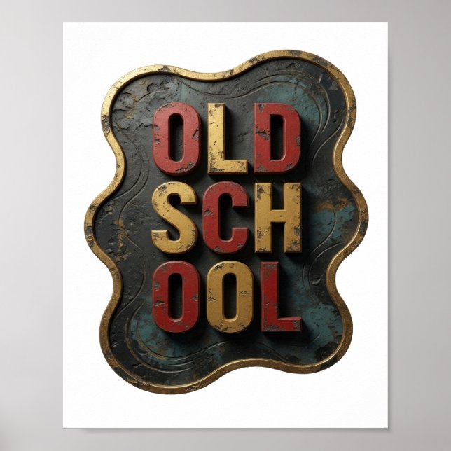 Impression de Cool Gold OLD SCHOOL (Devant)