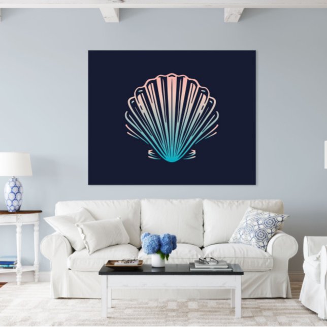 Impression de coque de mer | Impression murale de  (Sea Shell Ocean Wall Art Poster Print by TinkPrints.)