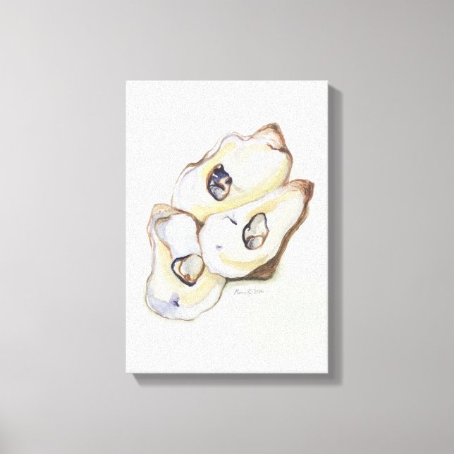 Impression de coquille d'huîtres (Recto)