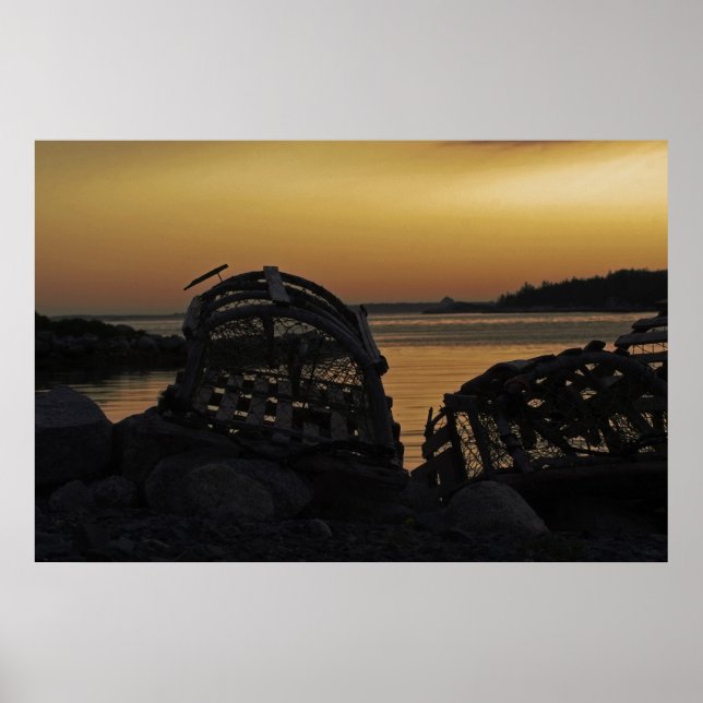 Impression de coucher de soleil sur le filet de ho (Devant)