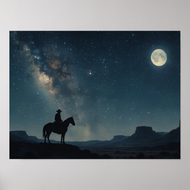 Impression de désert sous les étoiles - Voie lacté (Devant)