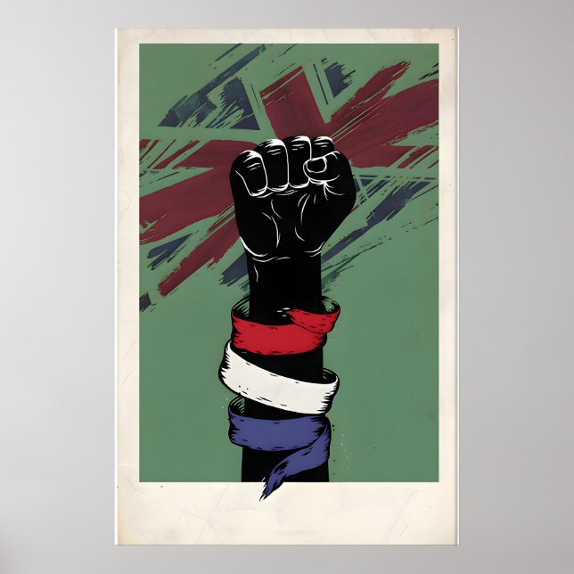 Impression de design original inspiré du punk rock (Devant)