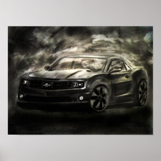 Impression de dessin Chevrolet Camaro