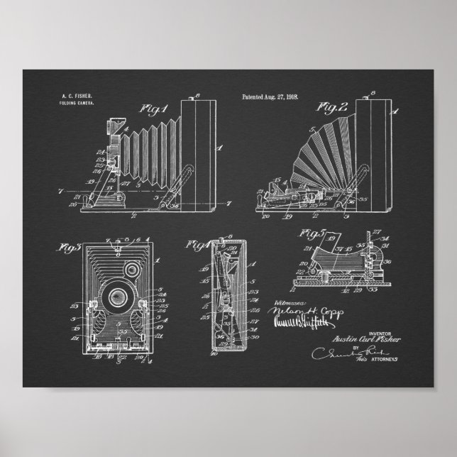 Impression de dessin d'art breveté de 1918 pour ca (Devant)