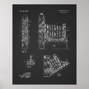Impression de dessin d'art breveté de caméra plian