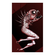 Impression de dessin de sirène inverse