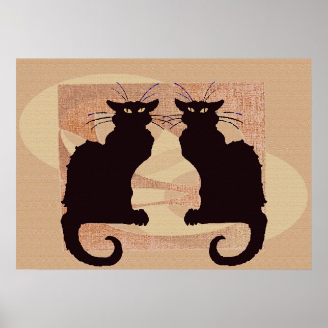 Impression de deux chats (Devant)