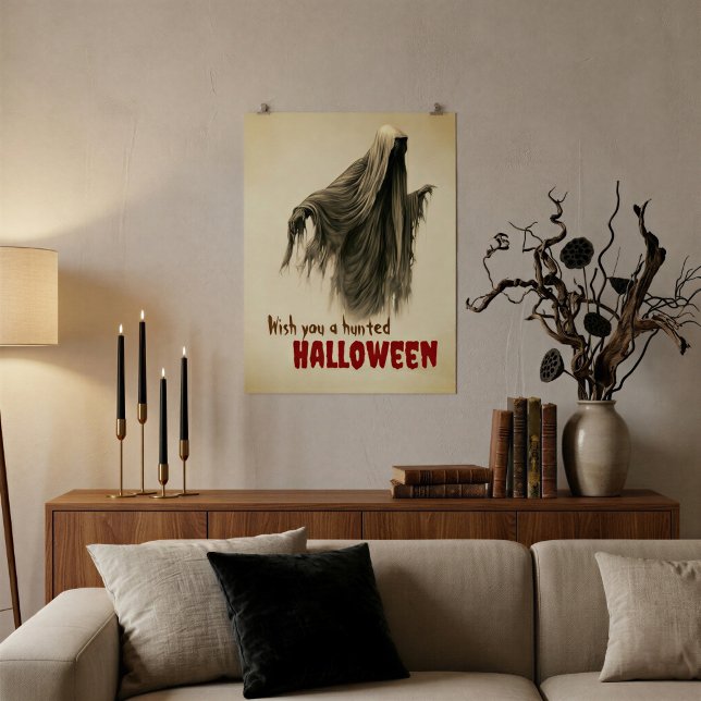 Impression de fantôme de Halloween Haunted Parchem (Créateur téléchargé)